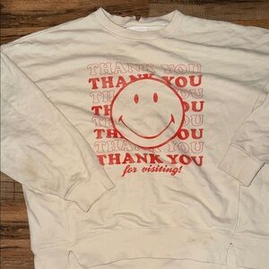 Aerie Cream Knit Sweater